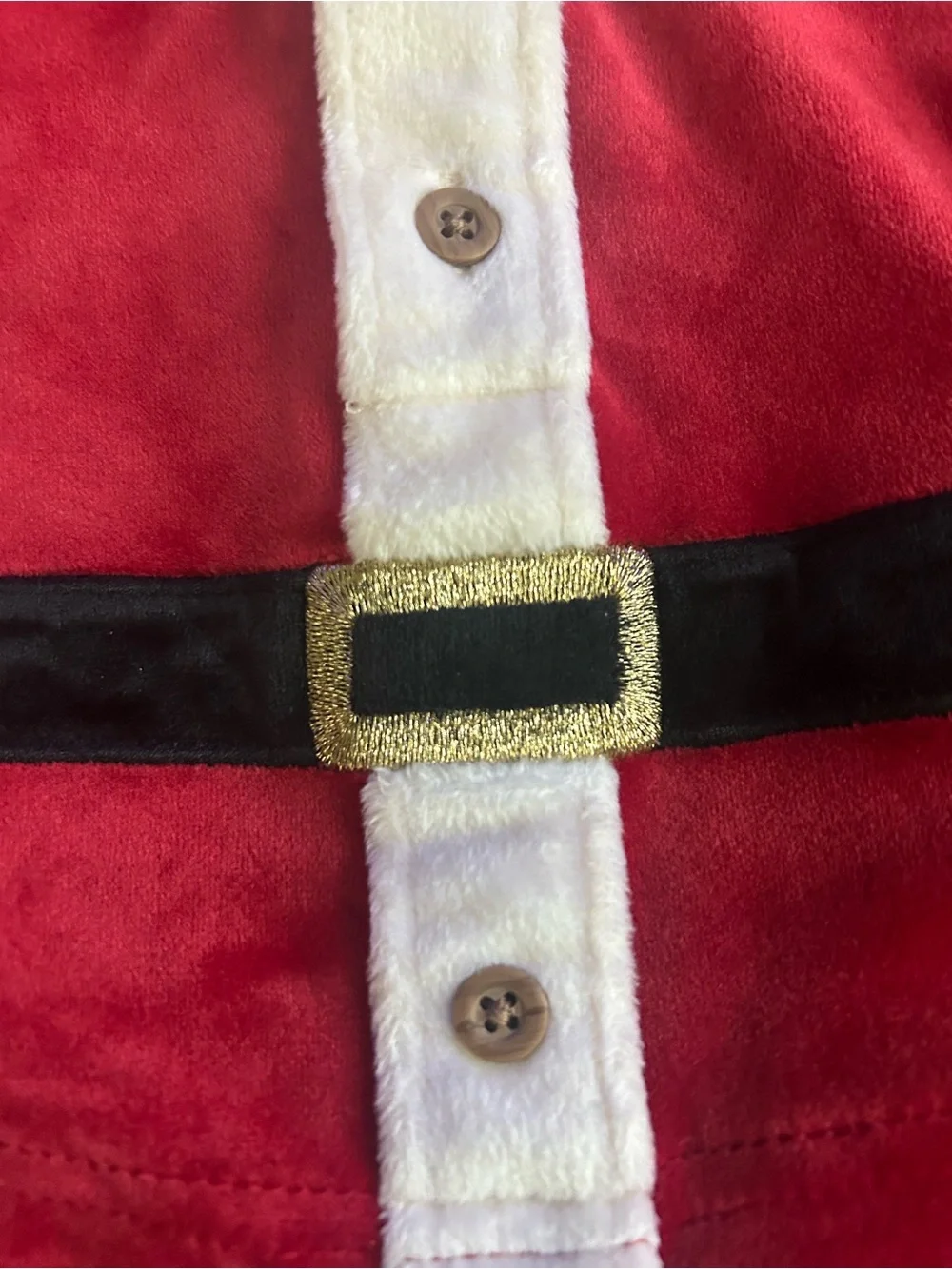 Carter's Red Velvet Santa-Style Kids Matching Set